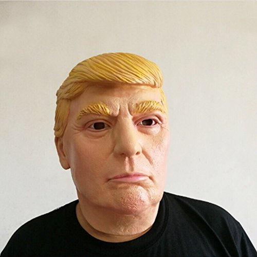 thematys Donald Trump - Máscara perfecta para carnaval y Halloween, disfraz para adultos, látex, unisex, talla única