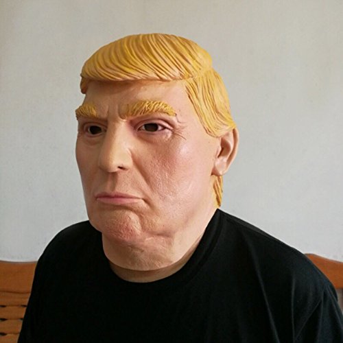 thematys Donald Trump - Máscara perfecta para carnaval y Halloween, disfraz para adultos, látex, unisex, talla única