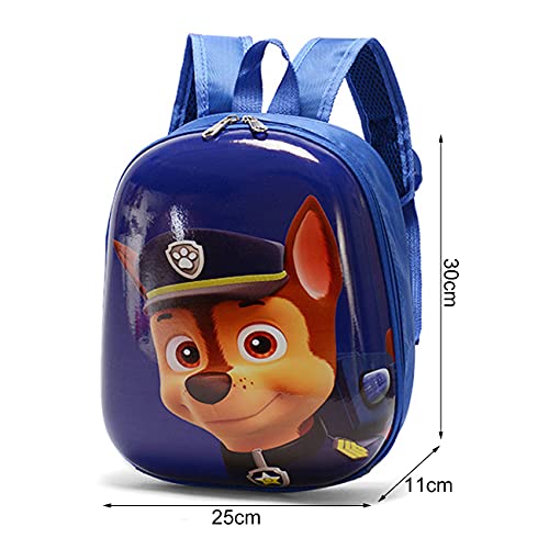 Tomicy Paw Dog Patrol Mochilas Infantiles Guarderia Mochilas Patrulla Canina Chase Bolsas Escolares De Dibujos Animados para Niños De 3 A 6 Años Azul