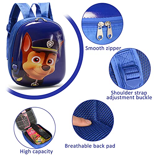 Tomicy Paw Dog Patrol Mochilas Infantiles Guarderia Mochilas Patrulla Canina Chase Bolsas Escolares De Dibujos Animados para Niños De 3 A 6 Años Azul