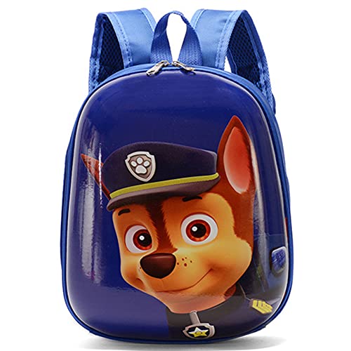 Tomicy Paw Dog Patrol Mochilas Infantiles Guarderia Mochilas Patrulla Canina Chase Bolsas Escolares De Dibujos Animados para Niños De 3 A 6 Años Azul