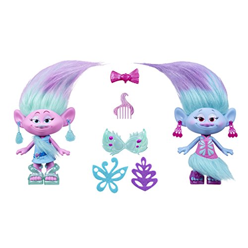 TROLLS - Set de diseño Saten y Chanelle (Hasbro B6563EU4)