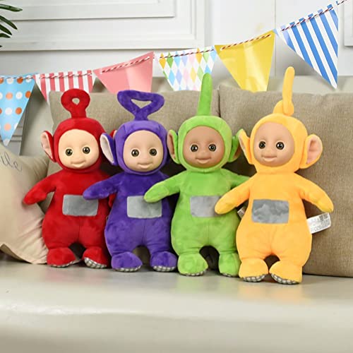 TTHH Muñeca De Bebé Teletubbies, Juguetes De Peluche De Película De Dibujos Animados, Mochila para Sofá, Decoración del Hogar, Regalo De Cumpleaños Y Navidad para Niños Green