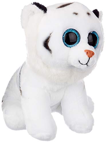 TY - Classics Tundra, tigre de peluche, 23 cm, color blanco (90219TY) , color/modelo surtido