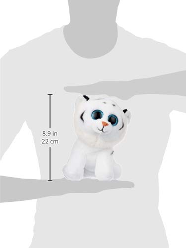 TY - Classics Tundra, tigre de peluche, 23 cm, color blanco (90219TY) , color/modelo surtido