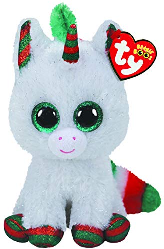 Ty UK Ltd Snowfall Unicorn Xmas 2020-Boo-Reg Peluche, multicolor (36238)