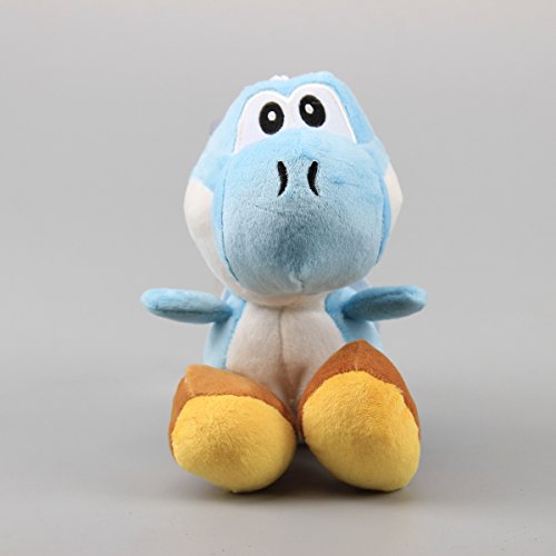 uiuoutoy Lightblue Yoshi Peluche Super Mario Bros Juguetes Muñeca Suave Regalo