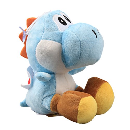 uiuoutoy Lightblue Yoshi Peluche Super Mario Bros Juguetes Muñeca Suave Regalo