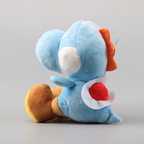 uiuoutoy Lightblue Yoshi Peluche Super Mario Bros Juguetes Muñeca Suave Regalo