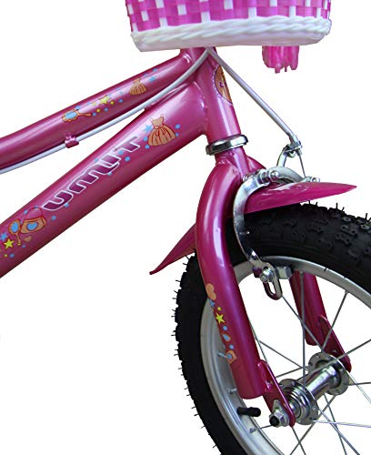 Umit Bicicleta 14" Lydia, Niñas, Rosa, Infantil