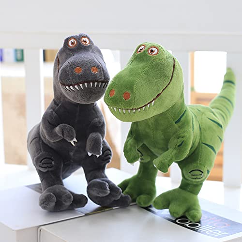 Uposao Peluche de dinosaurio grande, 60 cm, juguete de peluche con simulación de tiranosaurio de peluche, juguete suave de peluche, regalo para bebés, niños, niños, color verde