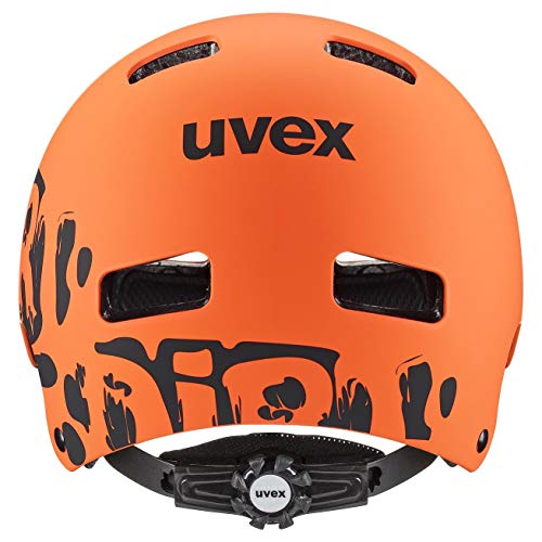 uvex Casco de Bicicleta Unisex Juvenil de 3 CC, Color Naranja Mate, 55-58 cm