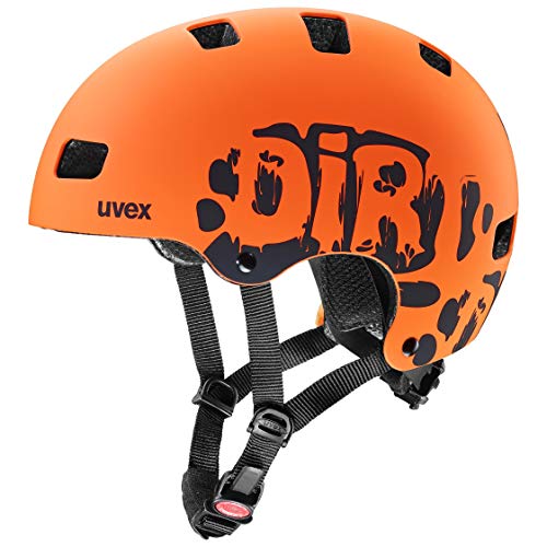 uvex Casco de Bicicleta Unisex Juvenil de 3 CC, Color Naranja Mate, 55-58 cm