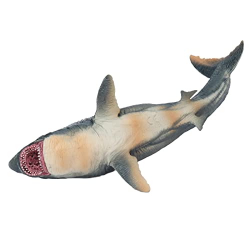 Veloraa Figurita de Animal, Juguetes Educativos de Plástico, Juguetes Duraderos de Tiburón, Animal Medel, Regalo de Cumpleaños para Niños Pequeños para Que los Niños Jueguen(XD-1 Shark-Hollow)