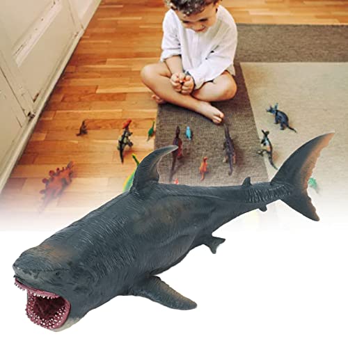 Veloraa Figurita de Animal, Juguetes Educativos de Plástico, Juguetes Duraderos de Tiburón, Animal Medel, Regalo de Cumpleaños para Niños Pequeños para Que los Niños Jueguen(XD-1 Shark-Hollow)