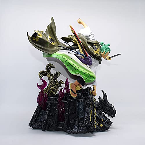 VFFREGE V One Piece Wano Country Dragón Negro Roronoa Zoro Figuras De Anime Figuras DecoracióN Adornos Coleccionables Juguete Muñecos Y Figuras De Acción Modelo De Personaje/Anime Hobby ColeccióN PVC