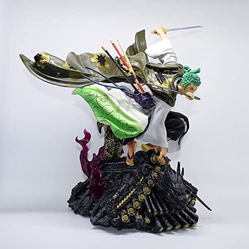 VFFREGE V One Piece Wano Country Dragón Negro Roronoa Zoro Figuras De Anime Figuras DecoracióN Adornos Coleccionables Juguete Muñecos Y Figuras De Acción Modelo De Personaje/Anime Hobby ColeccióN PVC