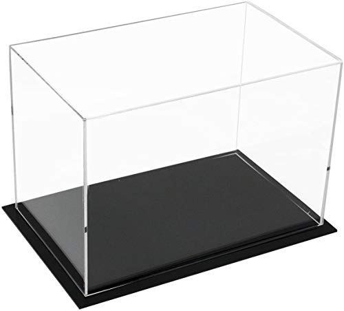 Vitrina de Acrílico Caja de Encimera Organizador de Protección a Prueba de Polvo,Vitrina Expositora para Colecciones,Autoensamblaje(10x6x7pulgadas，25 x 15 x 18cm)