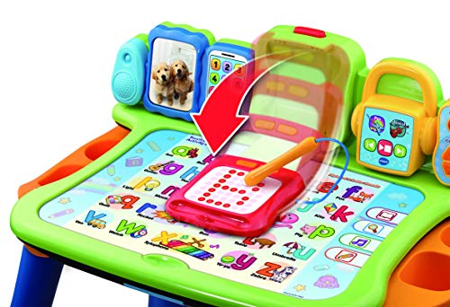 VTech- Mesa de Actividades táctil y Aprendizaje, Multicolor, 46.1 x 67.1 x 56.1 cm (195803)