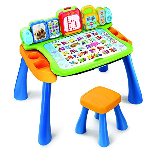 VTech- Mesa de Actividades táctil y Aprendizaje, Multicolor, 46.1 x 67.1 x 56.1 cm (195803)