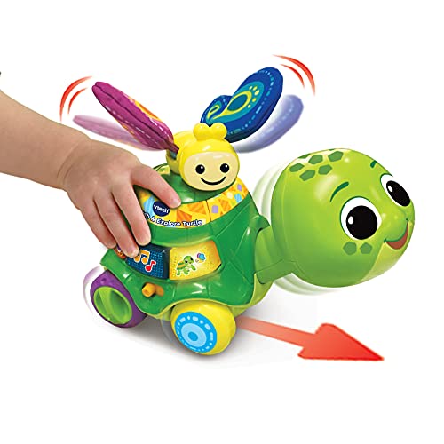 VTech Tortuga andarina, Juguete de Arrastre para bebés +12 Meses, Ayuda a Caminar-Versión ESP (3480-547622), Color