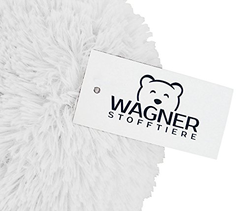 Wagner 9070 - Unicornio de peluche (tamaño XXL, tumbado, 110 cm), color blanco y rosa