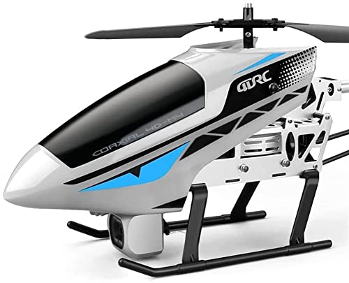 WANIYA1 72cm Grande RC Helicopter Toy Aleación de aleación Resistente al Control Remoto helicóptero con cámara, 2.4GHz Wireless RC Aircraft Airplane Indoor/Outdoor Principiante Helicóptero Juguete R