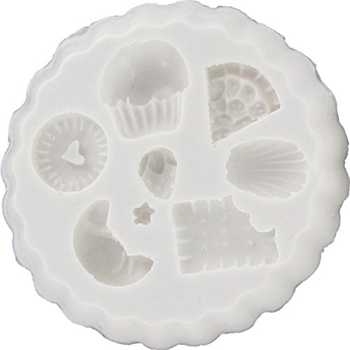 WePAM - PF00MD04 - WeMoule - Molde flexible para moldear varios pasteles con porcelana fría.