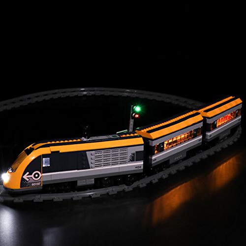 WFTD Kit De Iluminación LED Compatible con Lego 60197 - Juego De Luces USB para Modelo De Bloque De Construcción De Tren De Pasajeros - No Incluye Modelo Lego