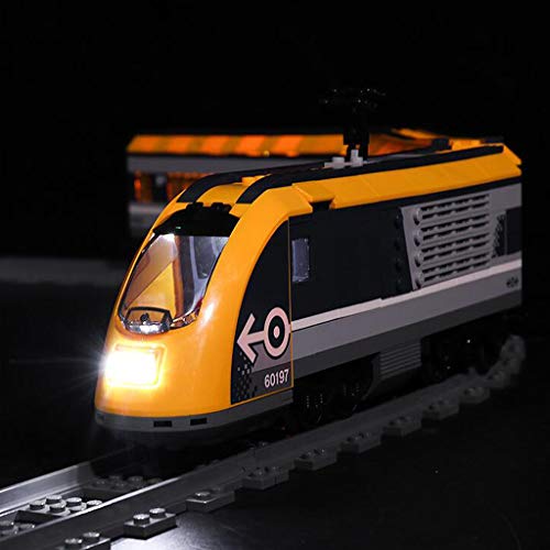 WFTD Kit De Iluminación LED Compatible con Lego 60197 - Juego De Luces USB para Modelo De Bloque De Construcción De Tren De Pasajeros - No Incluye Modelo Lego