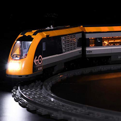 WFTD Kit De Iluminación LED Compatible con Lego 60197 - Juego De Luces USB para Modelo De Bloque De Construcción De Tren De Pasajeros - No Incluye Modelo Lego