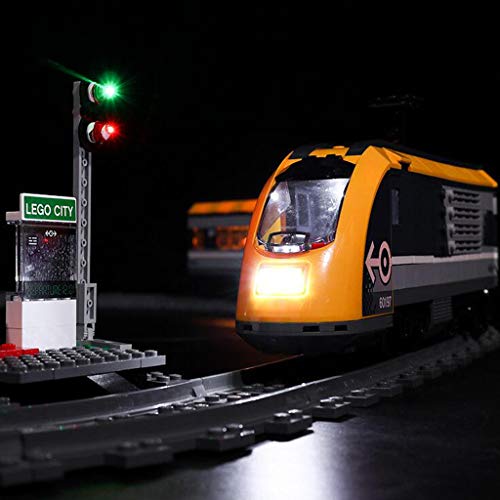 WFTD Kit De Iluminación LED Compatible con Lego 60197 - Juego De Luces USB para Modelo De Bloque De Construcción De Tren De Pasajeros - No Incluye Modelo Lego