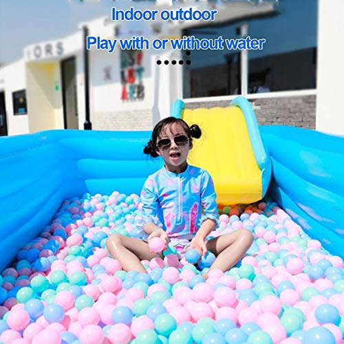 WGXY Piscina Inflable 260 * 175 * 65cm Gigante de la Familia Inflable Piscina, Piscinas inflables niños Piscina Family Infantil para los Adultos de los niños bebés A los Dos al Aire Libre jardín