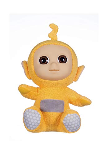 WHL Teletubbies, Peluches sentados y tumbados de los Tiddlytubbies, Mi-Mi, Ping y Umby Pumby, 22cm (8,8") (Umby Pumby (Amarillo), 22cm Peluche Sentado)