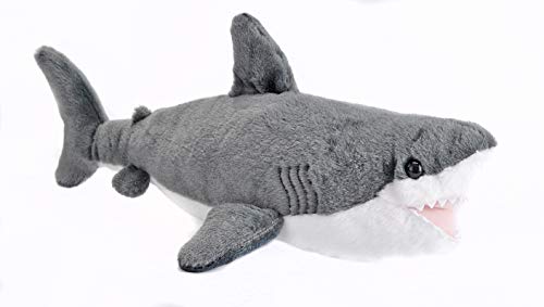 Wild Republic Peluche Tiburón Blanco Cuddlekins, 20cm