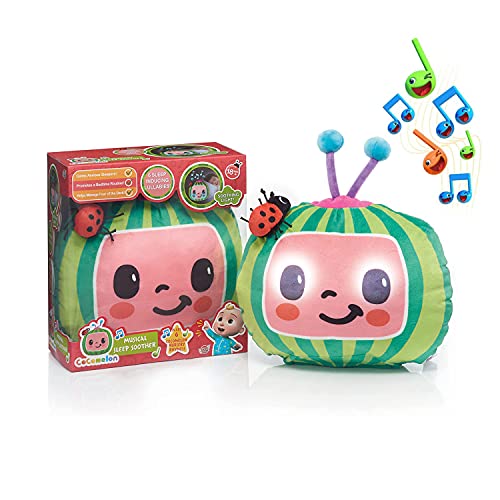 WOW! STUFF CoComelon Toys - Chupete musical para dormir, juguete de aprendizaje preescolar que reproduce 6 canciones para dormir y luz nocturna para niños pequeños, niñas y niños a partir de 2 años