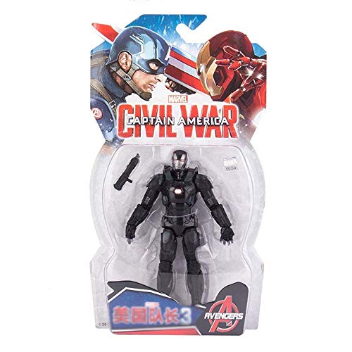 WXFQX Juguete Modelo Personaje de la película de Marvel máquina de Guerra de Cuerpo Completo articulación móvil de Juguete Modelo de 7 Pulgadas Regalos para niños