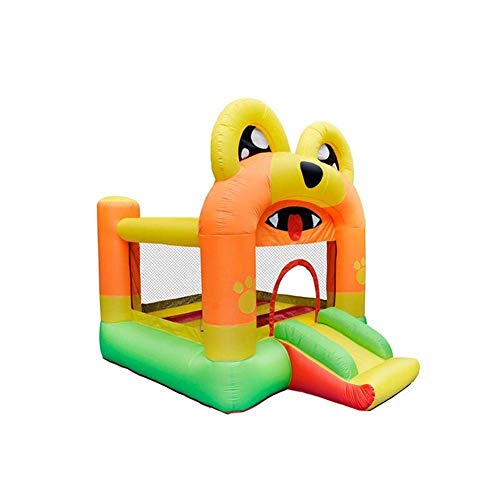 WYQQ Castillo Inflable para niños, Patio de Juegos de Dibujos Animados, al Aire Libre, niños, tobogán, Salto, trampolín Hinchable, Parque de Atracciones de Juego Suave