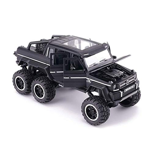 XHAEJ Modelo de automóviles Compatible con Ford Raptor G63 6x6 Modelo de automóvil Modelo de aleación de Juguete Modelo de Coche Modelo 1/32 Regalo Modelo para niños niños pequeños (Color : Black)