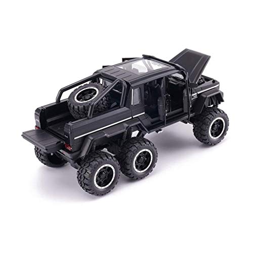 XHAEJ Modelo de automóviles Compatible con Ford Raptor G63 6x6 Modelo de automóvil Modelo de aleación de Juguete Modelo de Coche Modelo 1/32 Regalo Modelo para niños niños pequeños (Color : Black)