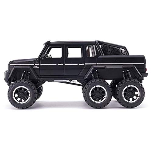 XHAEJ Modelo de automóviles Compatible con Ford Raptor G63 6x6 Modelo de automóvil Modelo de aleación de Juguete Modelo de Coche Modelo 1/32 Regalo Modelo para niños niños pequeños (Color : Black)