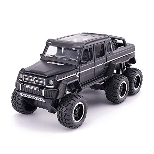 XHAEJ Modelo de automóviles Compatible con Ford Raptor G63 6x6 Modelo de automóvil Modelo de aleación de Juguete Modelo de Coche Modelo 1/32 Regalo Modelo para niños niños pequeños (Color : Black)