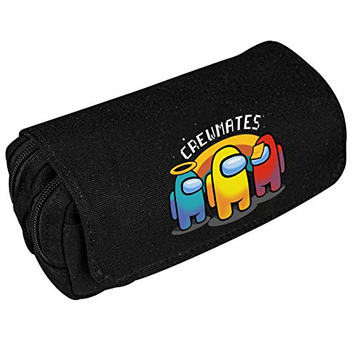 Xiaoyuer Among - Estuche para lápices con dibujos animados, divertido, bonito, Kawaii, único para mujer, hombre, niña, jóvenes, jóvenes, Us, gran capacidad (Rainbow)