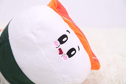 XINGYAO Juguete de Peluche 1pc 19cm Salmon Sushi Toy Plush Kawaii Food Pillow Cocina Sofá Restaurante Tienda Tienda Ventana Decorativa Almohada Sushi Pillow Muñeco de Peluche