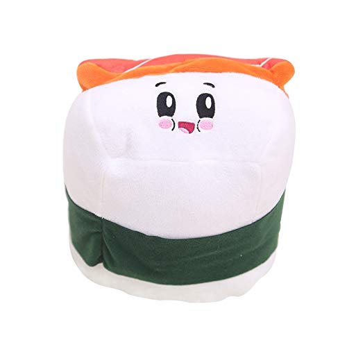 XINGYAO Juguete de Peluche 1pc 19cm Salmon Sushi Toy Plush Kawaii Food Pillow Cocina Sofá Restaurante Tienda Tienda Ventana Decorativa Almohada Sushi Pillow Muñeco de Peluche