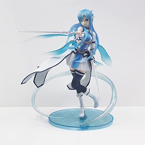 Yanshangqi Espada de Arte en línea: la Batalla del Agua Sprits Asuna CLORURO DE POLIVINILO Figura 9 Pulgadas (no VERSIÓN Original)