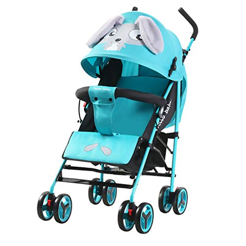 YAYA Portátil El Cochecito de niño se Puede sentar reclinando el Carro de bebé Plegable Ligero Amortiguador de Choque con mosquitero Toddler Seat Cochecito Viajes al Aire Libre ( Color : H )