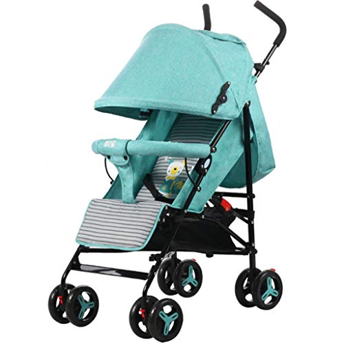 YAYA Portátil El Cochecito de niño se Puede sentar reclinando el Carro de bebé Plegable Ligero Amortiguador de Choque con mosquitero Toddler Seat Cochecito Viajes al Aire Libre ( Color : J )