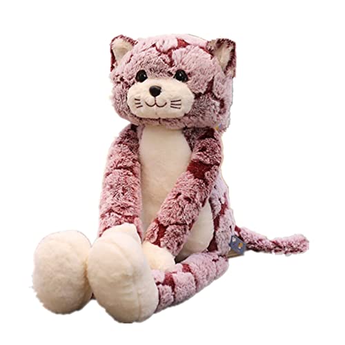 YIFEIJIAO Juguete de peluche, 20/27 pulgadas de felpa gatito muñeca de peluche figura de juguete almohada decoración de la casa w/3D Cara comodidad dormir muñeca regalo niños uva púrpura-70CM