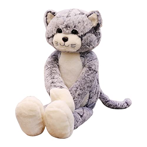 YIFEIJIAO Juguete de peluche, 20/27 pulgadas de felpa gatito muñeca de peluche figura de juguete almohada decoración de la casa w/3D Cara comodidad dormir muñeca regalo niños uva púrpura-70CM